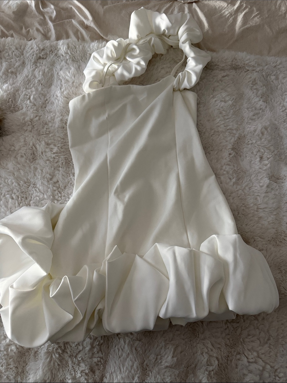 Mini ruffle dress